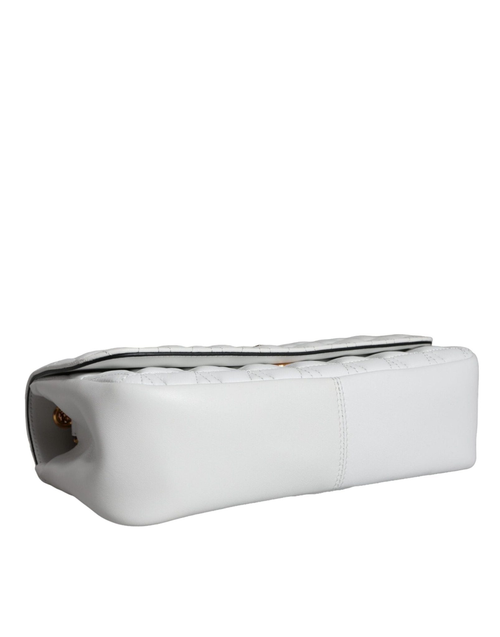 Versace White Mini Nappa Leather Crossbody Shoulder Bag - Sandy Store ByNet