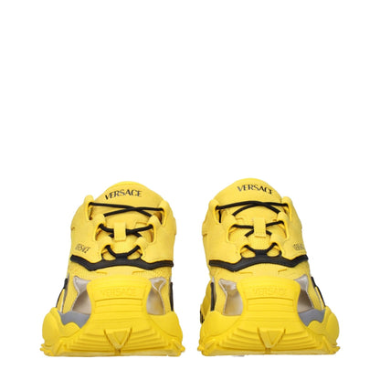 Versace Yellow Fabric Athletic Sneakers – EU39/US6 par Versace | Disponible sur Sandy Store ByNet
