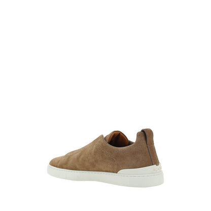 ZEGNA Suede leather Sneakers – EU41.5/US8.5 par ZEGNA | Disponible sur Sandy Store ByNet